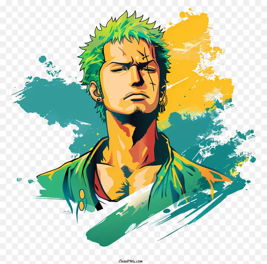 Ridge Day Ece Rorono Zoro，ตัวละครอนิเมะ PNG