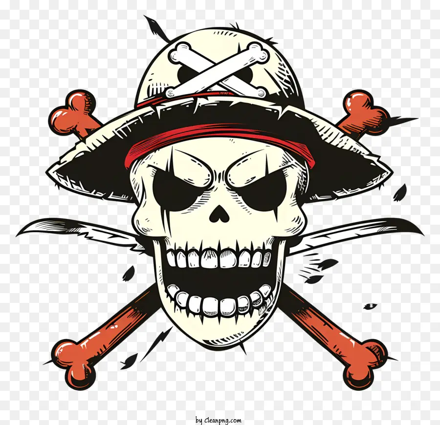 หนึ่งชิ้น Jolly Roger，กะโหลกศีรษะ PNG