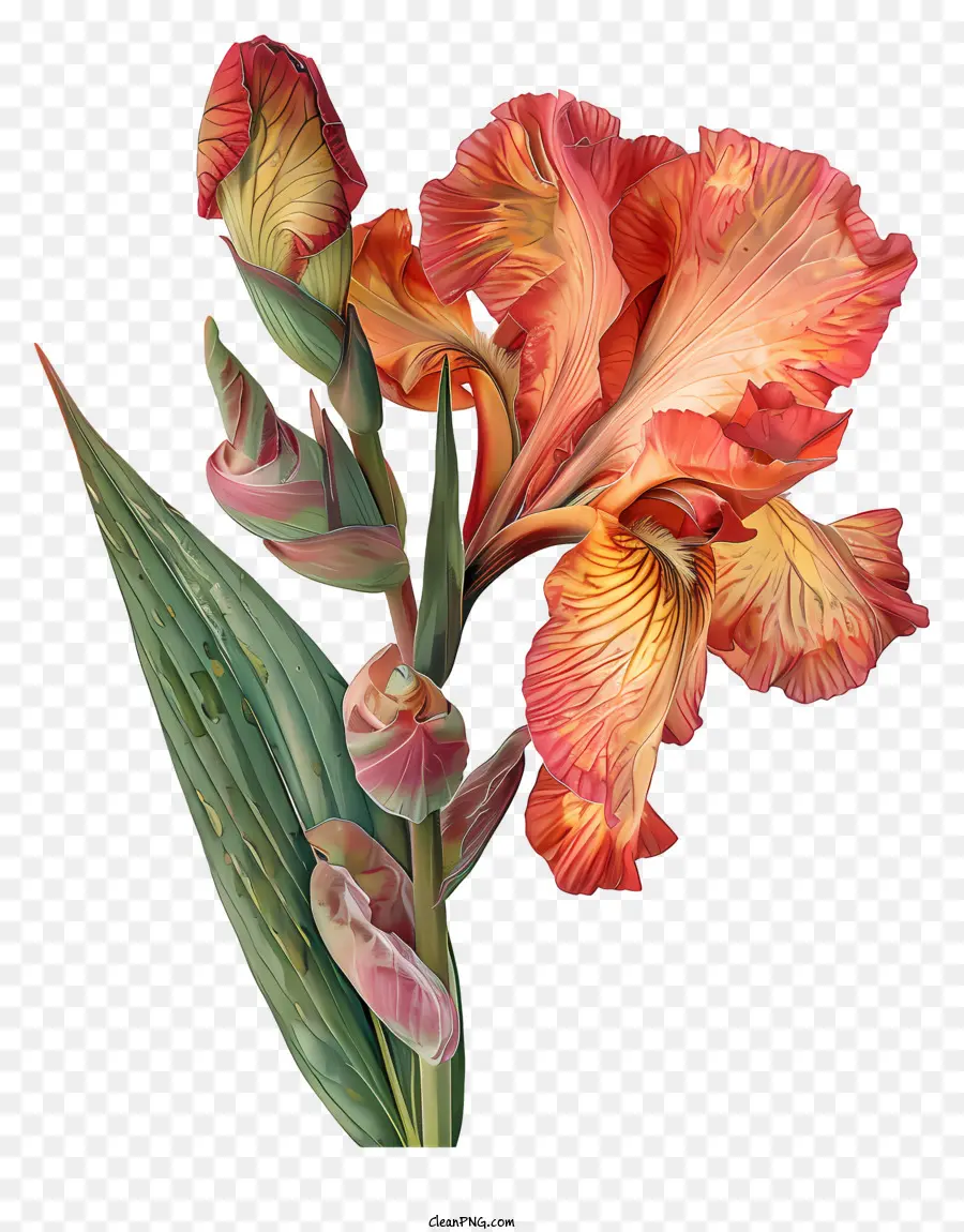 ดอกไม้ Canna Indica，ไอริสฉันนักสืบแชนด์เลอดอกไม้ PNG