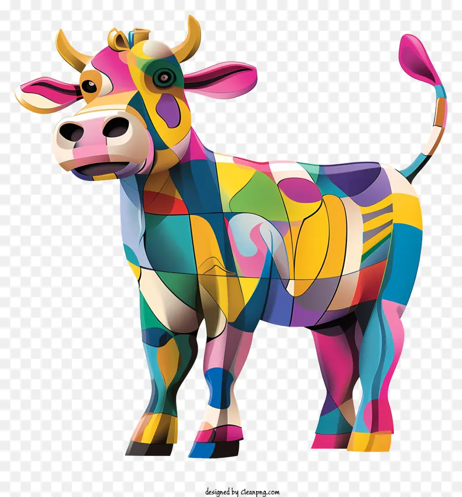 วัวของเล่น，แบบนามปธรรมงานศิลปะ PNG