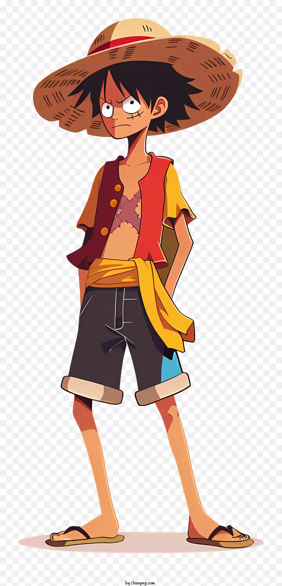 หนึ่งชิ้นส่วน Luffy，ต้องใช้หน้าการ์ตูน PNG