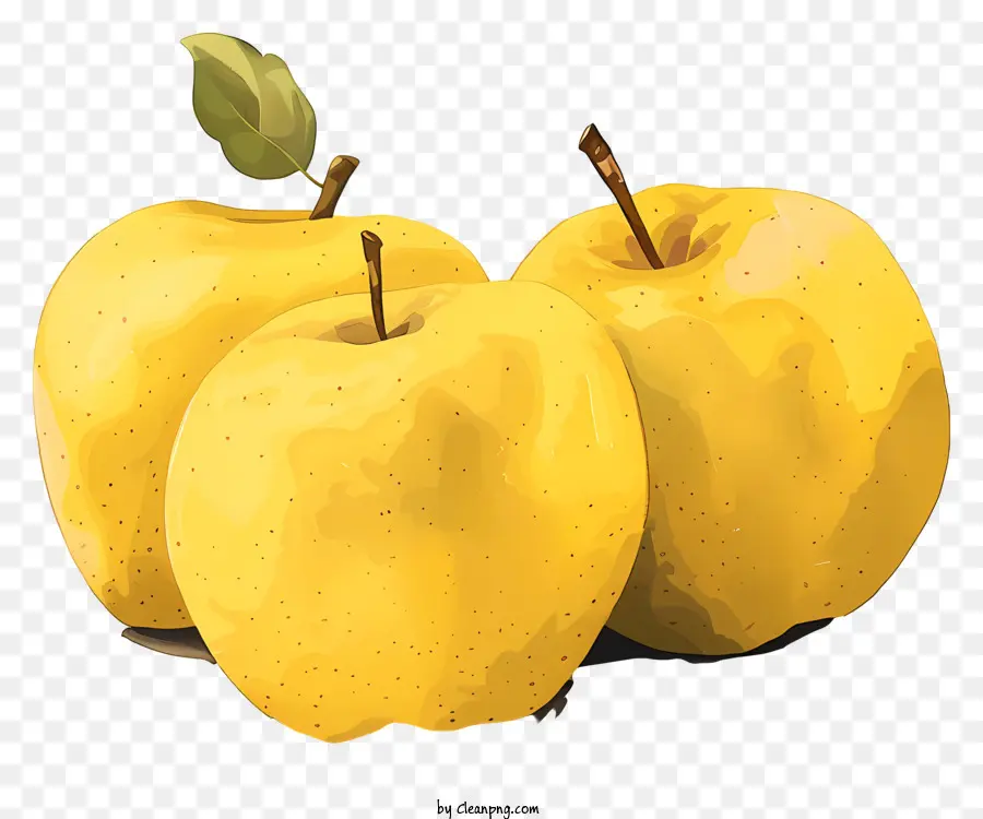 แอปเปิ้ลสีเหลือง，แอปเปิ้ล PNG