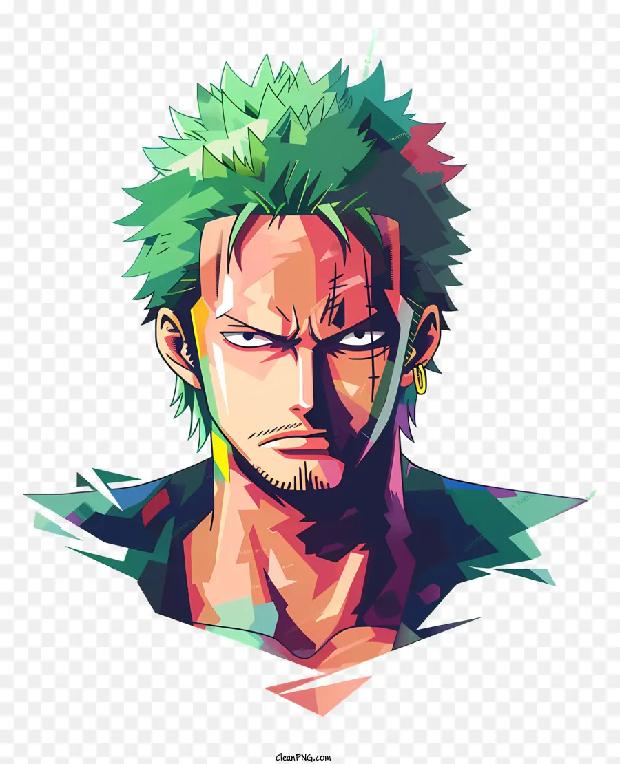 Ridge Day Ece Rorono Zoro，ตัวละครอนิเมะ PNG