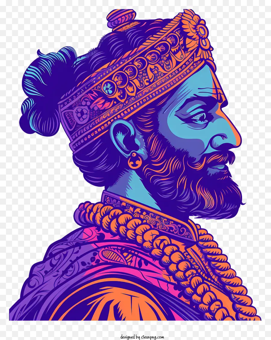 Shivaji Maharaj，ภาพสีสันสดใส PNG