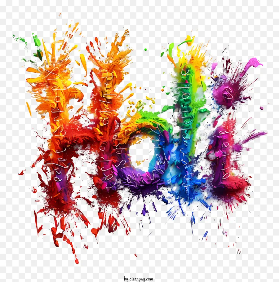 Holi，สี Holi PNG