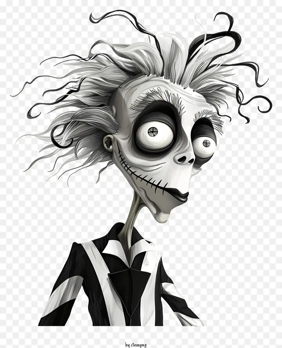 Beetlejuice，ตัวละครโครงกระดูก PNG