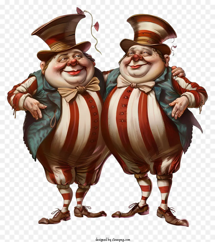 อลิซในดินแดนมหัศจรรย์，Tweedledee และ Tweedledum PNG