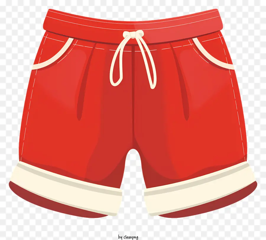 การ์ตูนปักกางเกง，กางเกงสีแดง PNG