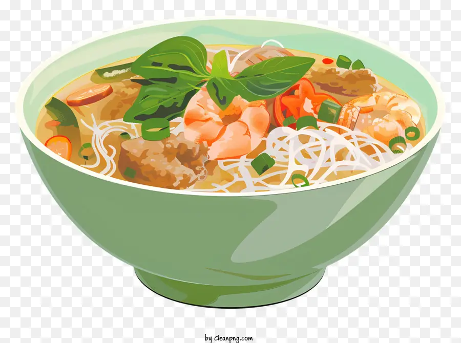 ปีนังอัสสัม Laksa，ชามก๋วยเตี๋ยว PNG