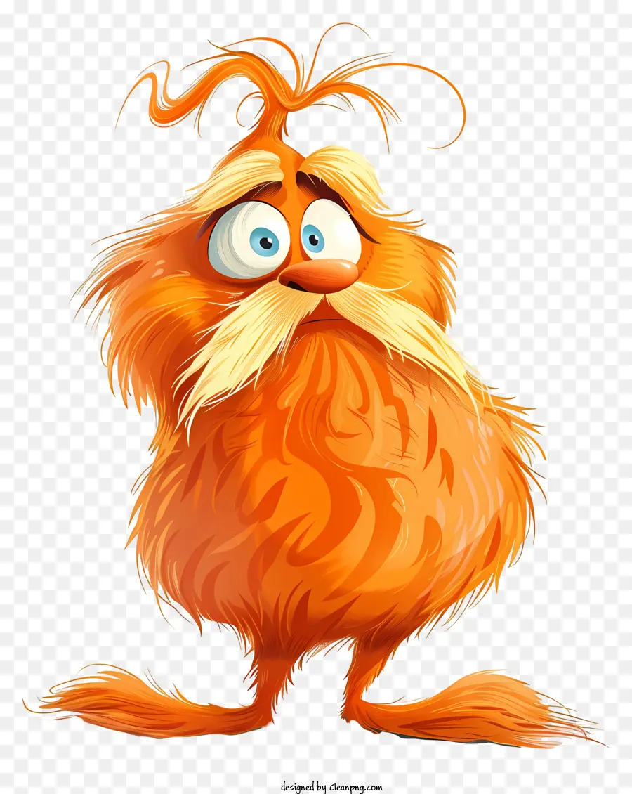 Lorax，สิ่งมีชีวิตสีส้ม PNG