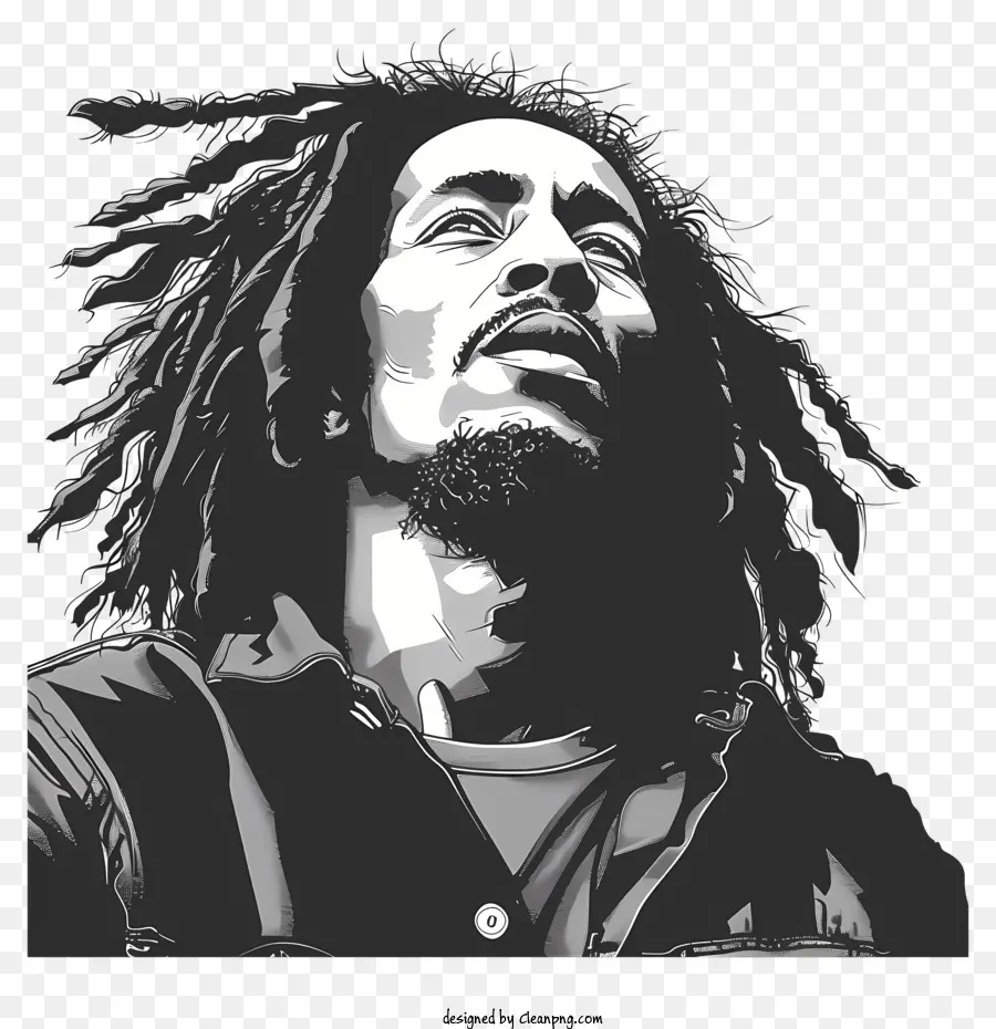 Bob Marley，ภาพเหมือน PNG