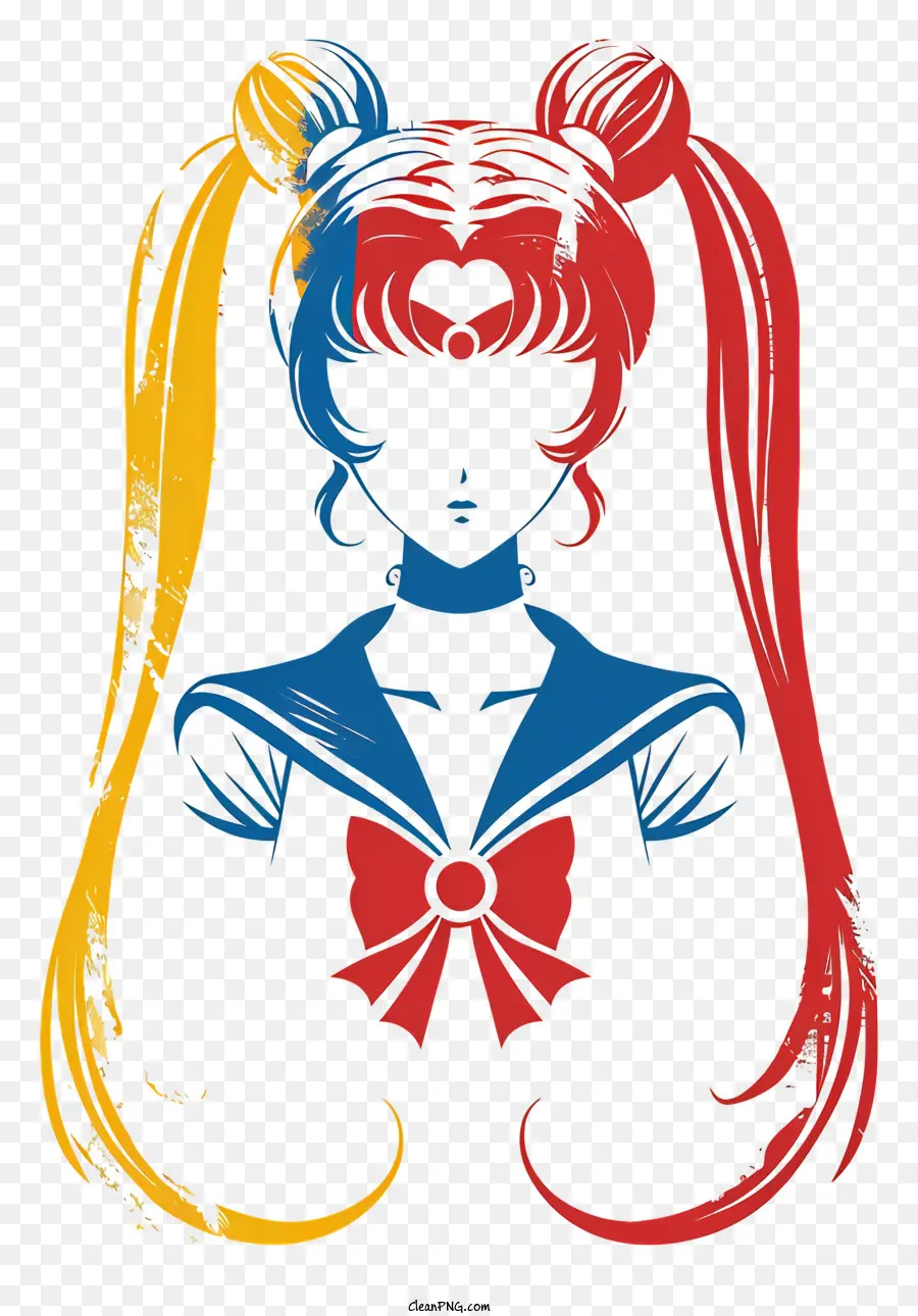 เซเลอร์มูน，Silhouette Sailor Moon PNG