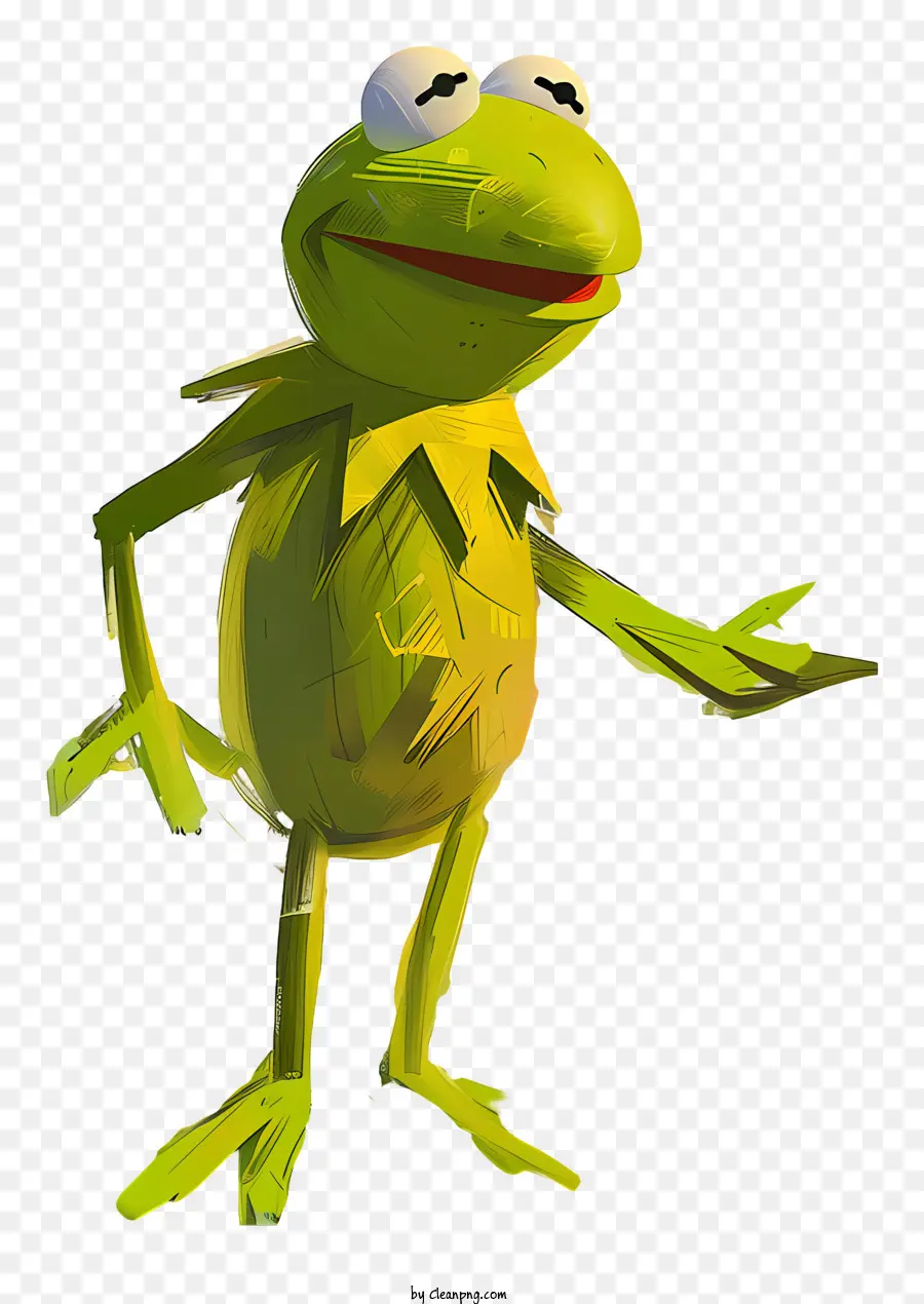 Kermit The Frog，ตัวละครกบสีเขียว PNG