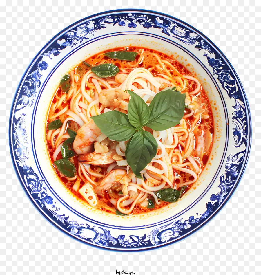 ปีนังอัสสัม Laksa，ซุปก๋วยเตี๋ยวกุ้ง PNG