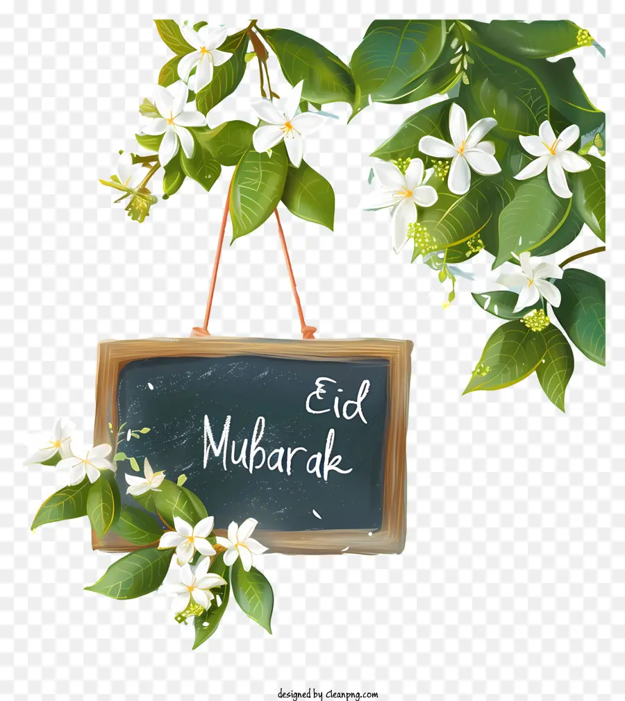 Eid Mubarak，ป้าย Eid Mubarak PNG