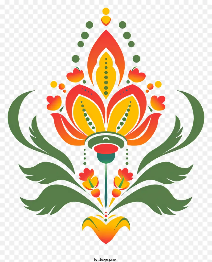 Happy Ugadi，การออกแบบดอกไม้ PNG