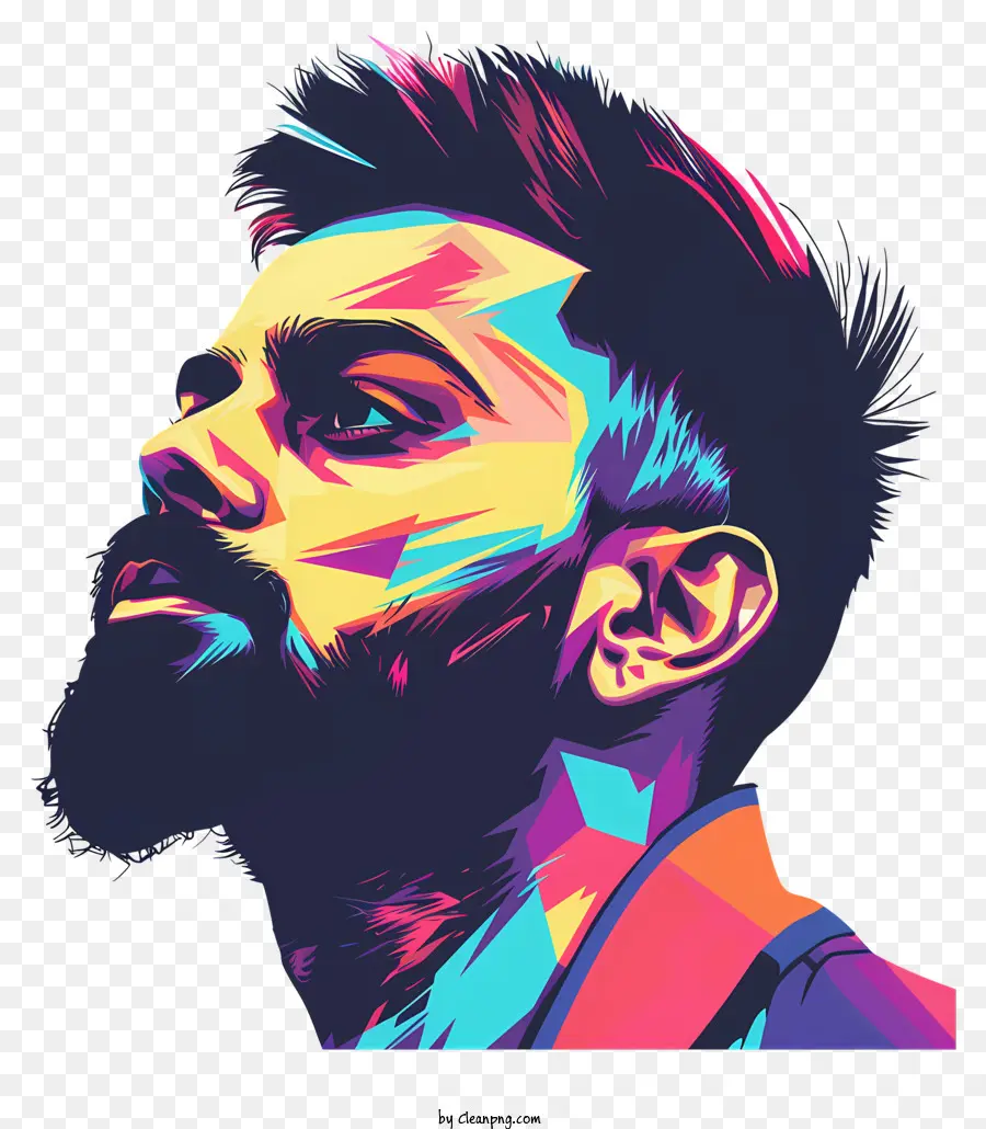 Virat Kohli，ภาพสีสันสดใส PNG