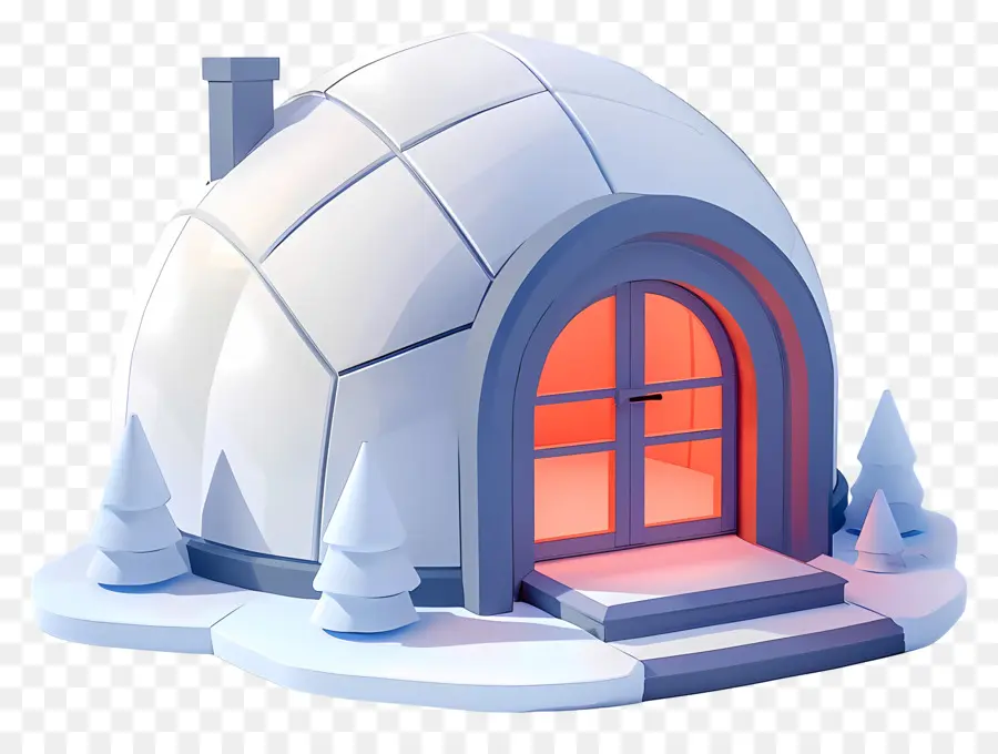 Igloo，หิมะ PNG