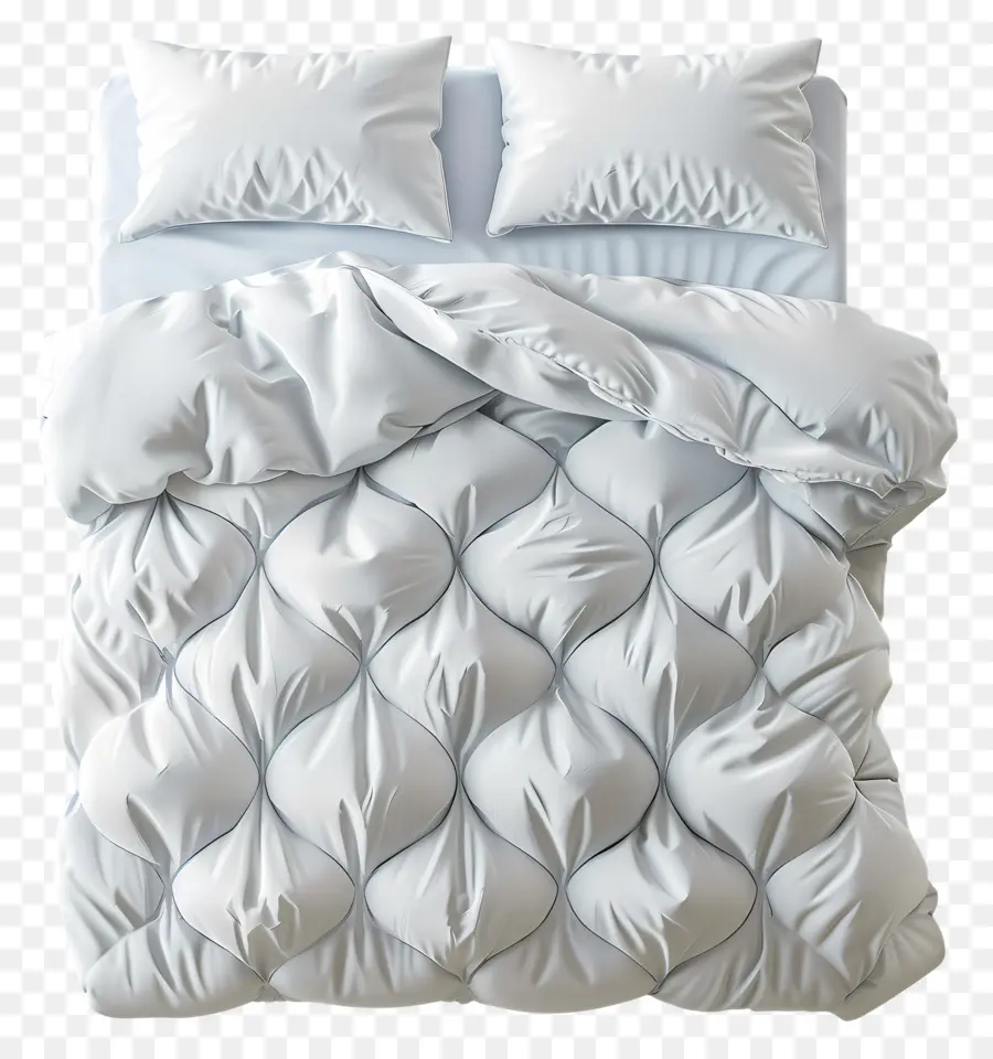 ผ้าพันคอลง，สีขาว Comforter PNG