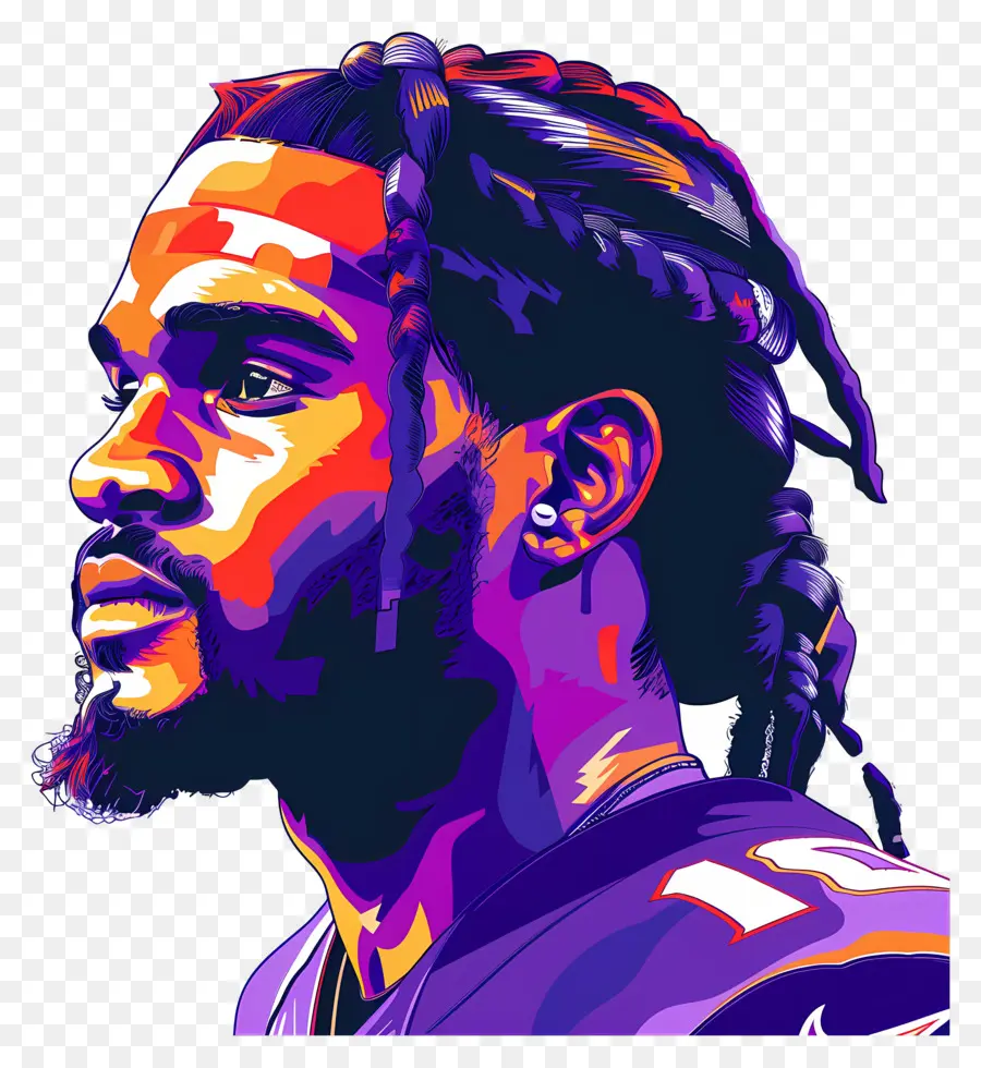 Cordarrelle Patterson，ภาพประกอบกับเดรดล็อกส์ PNG