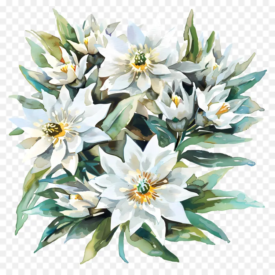 Edelweiss，ดอกไม้ PNG