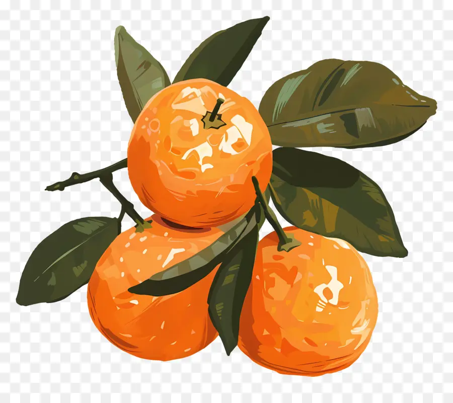 Tangerines，ส้มสุก PNG