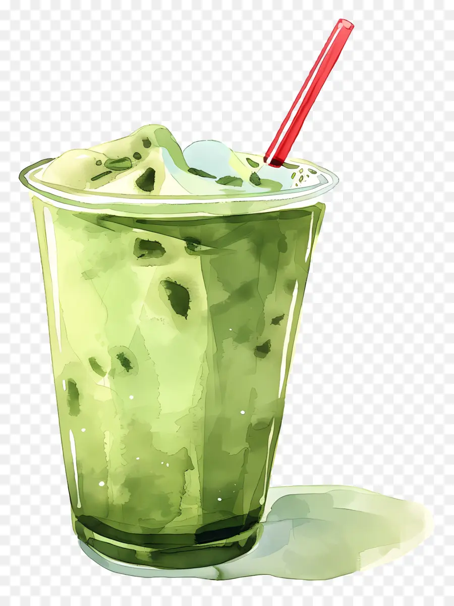 Matcha ดื่ม，ชาเขียว PNG