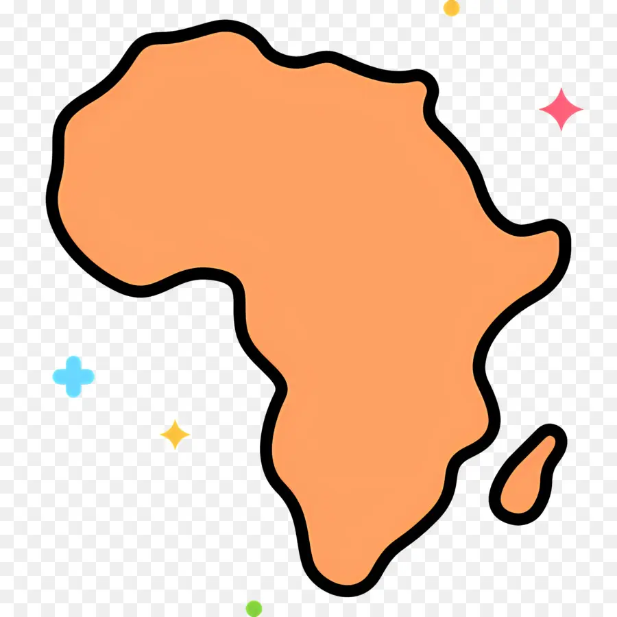 แผนที่แอฟริกา，แอฟริกา PNG