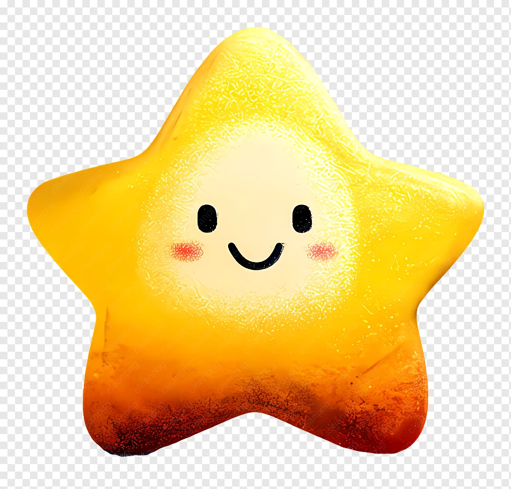 อีโมจิดารา，ดาวยิ้ม PNG