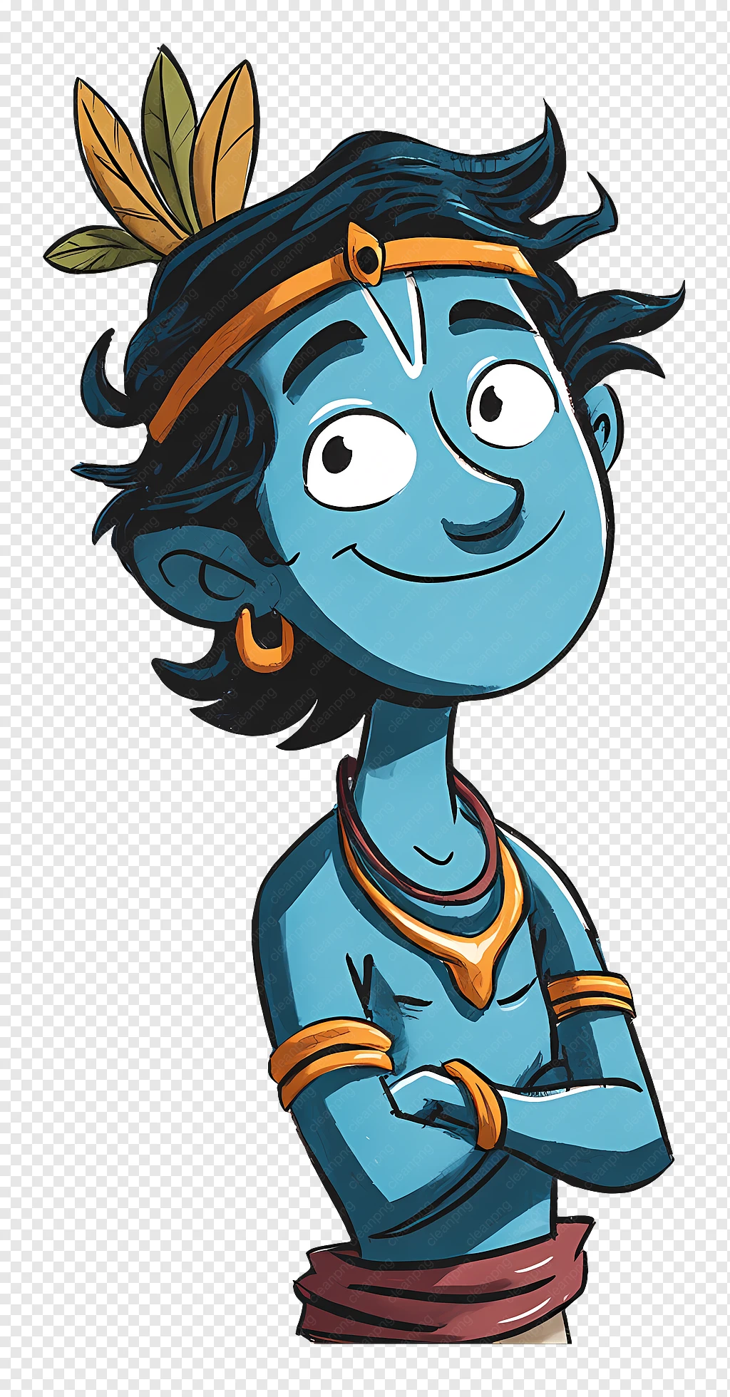 กฤษณะการ์ตูน，ตัวละครสีน้ำเงิน PNG