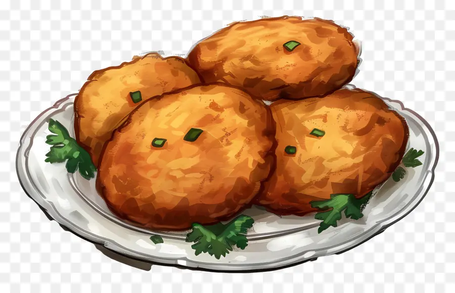 Batata Vada，เกี๊ยวทอด PNG