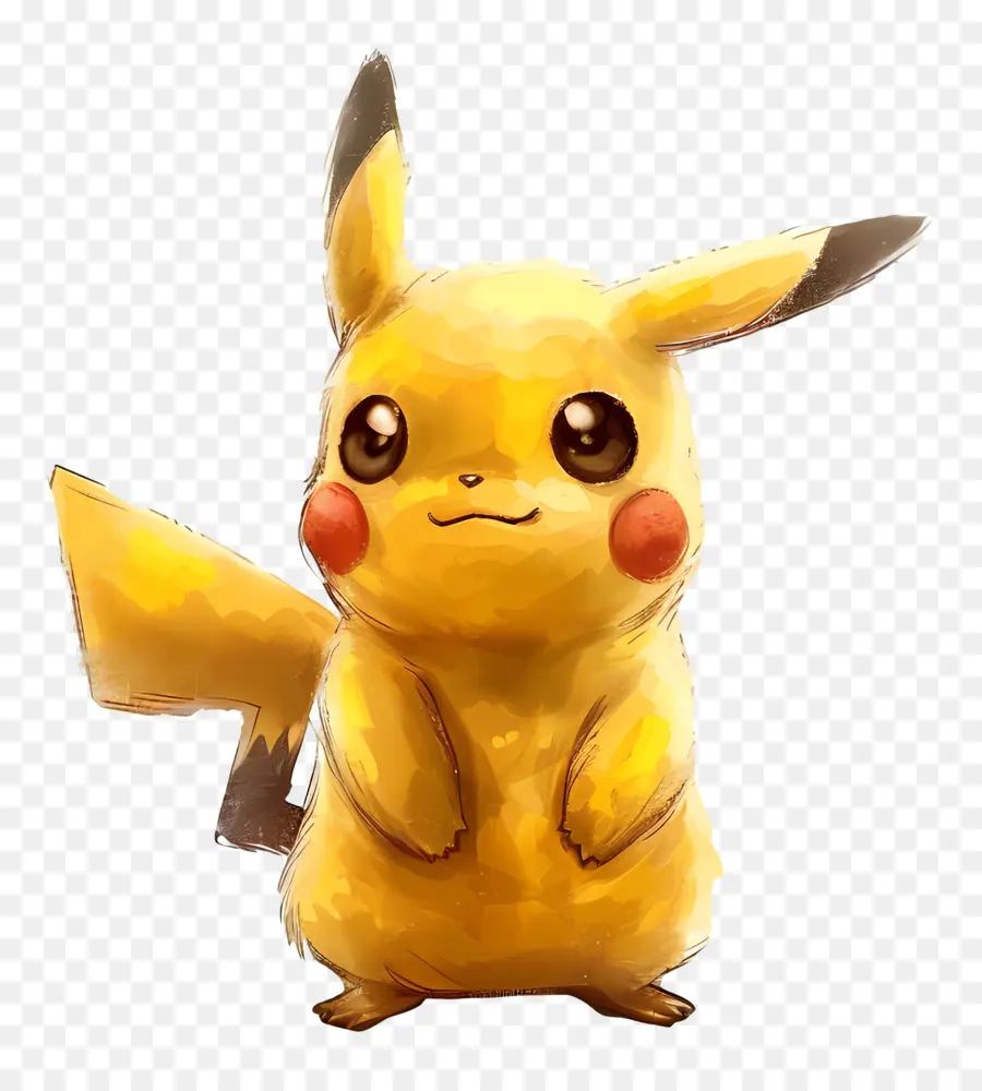 Pikachu，Pikachu ในเสื้อกันฝน PNG