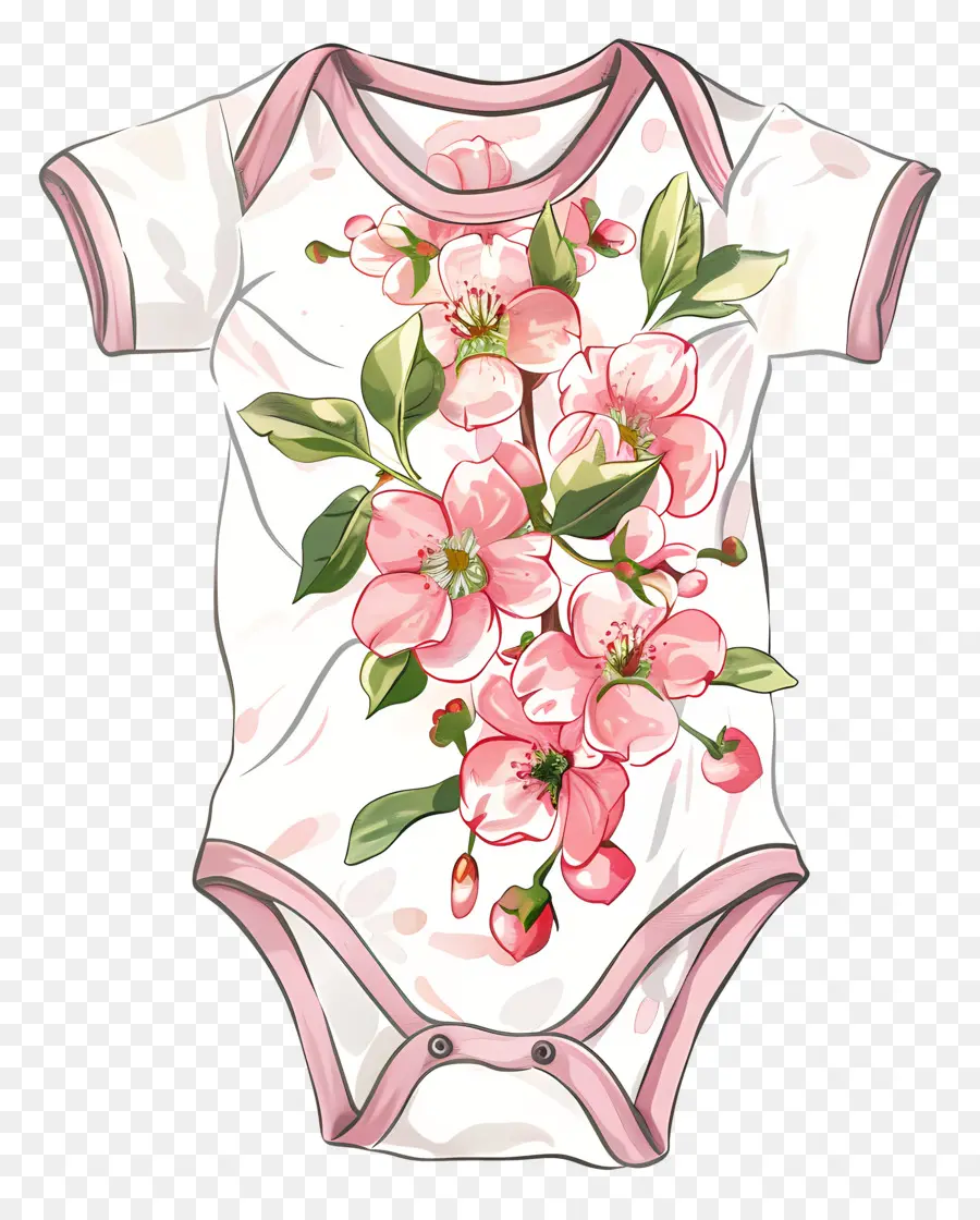 ทารก Romper，ดอกไม้ PNG