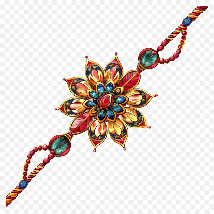 Rakhi，Rakhi สีสันสดใส PNG