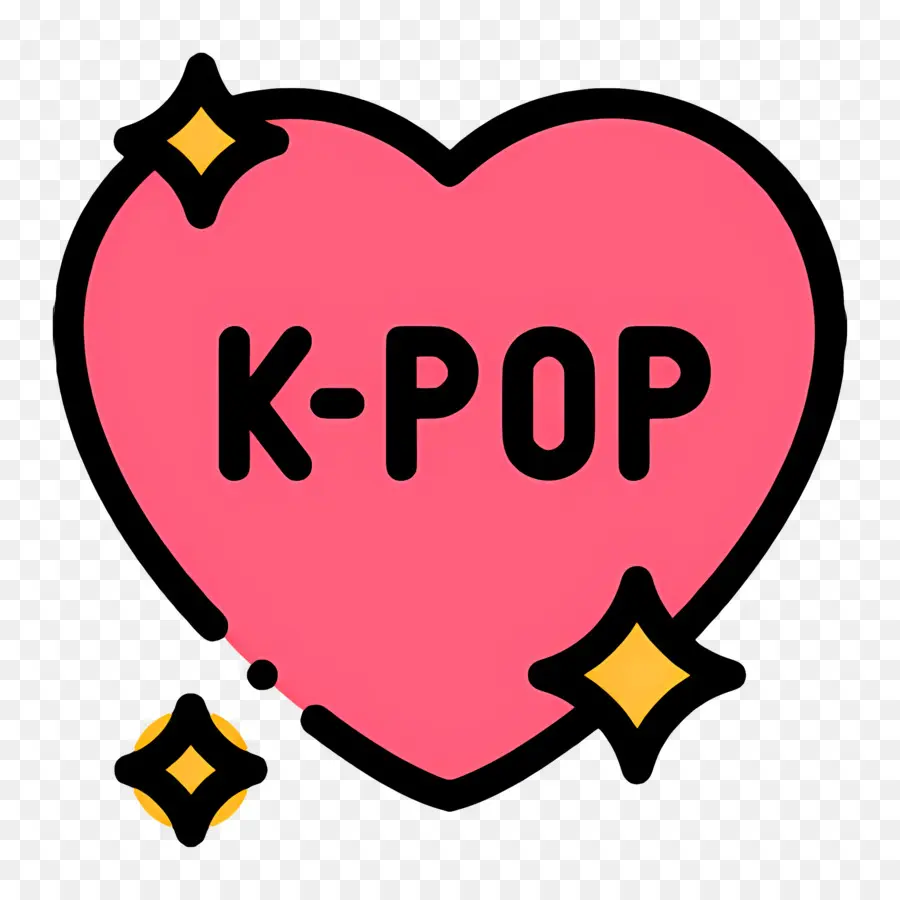 Kpop，หัวใจ K Pop PNG