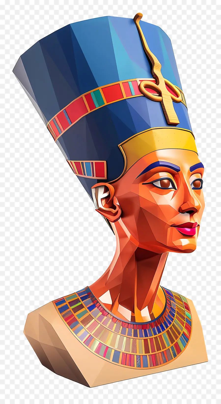หน้าอกของ Nefertiti，คลีโอพัตรา PNG