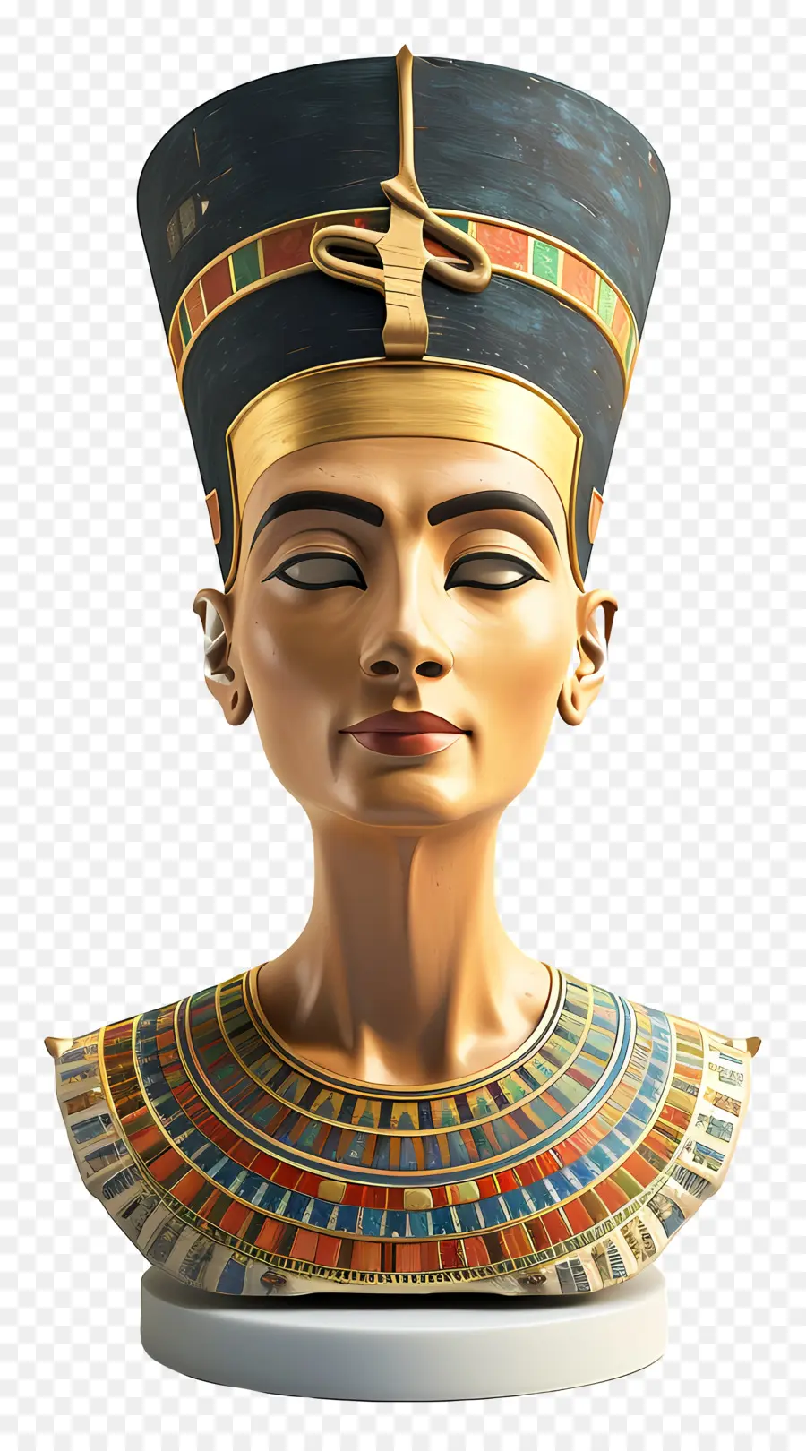 หน้าอกของ Nefertiti，รูปปั้นอียิปต์ PNG