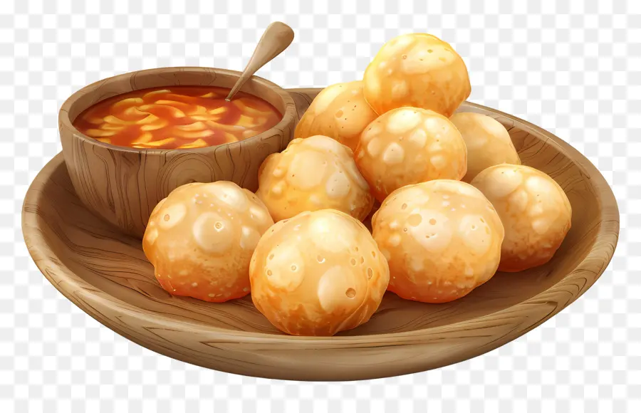 อาหาร Panipuri，ลูกทอด PNG