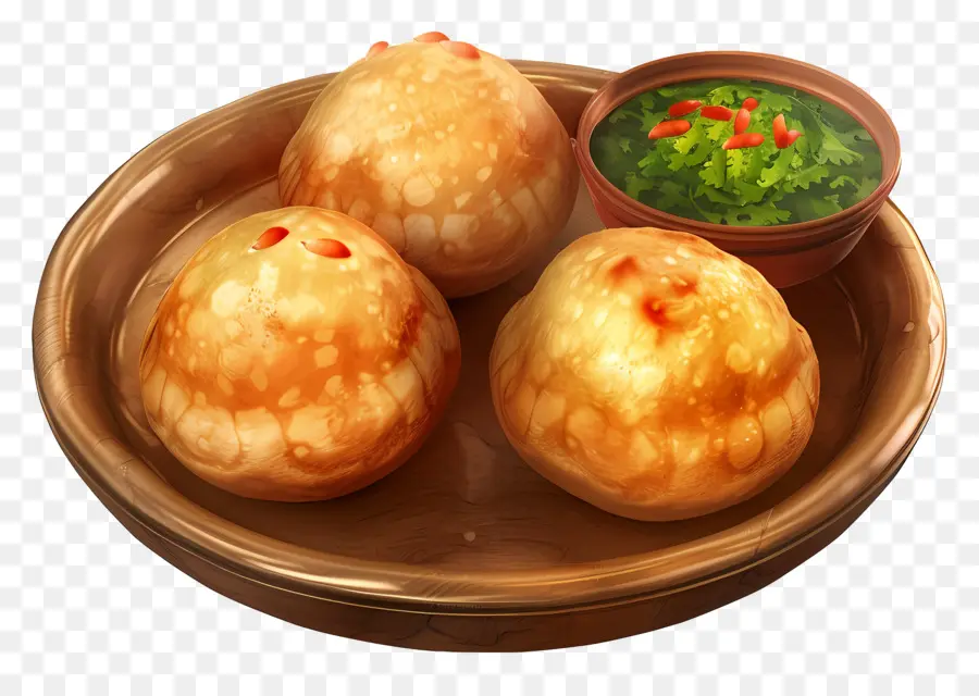 อาหาร Panipuri，น้ำปูริ PNG