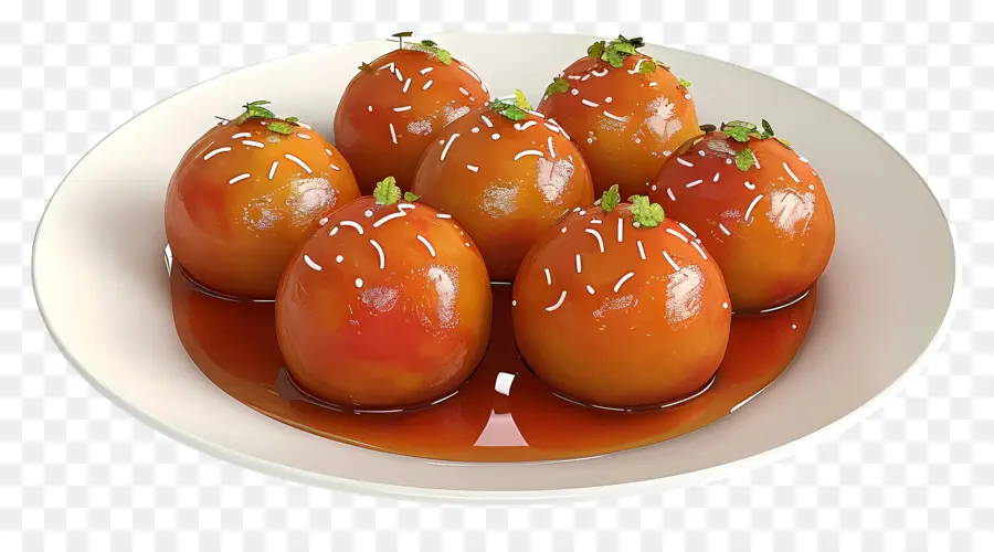 Gulab Jamun，ขนม PNG