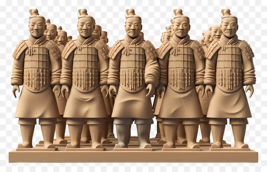 กองทัพดินเผา，Terracotta Warriors PNG