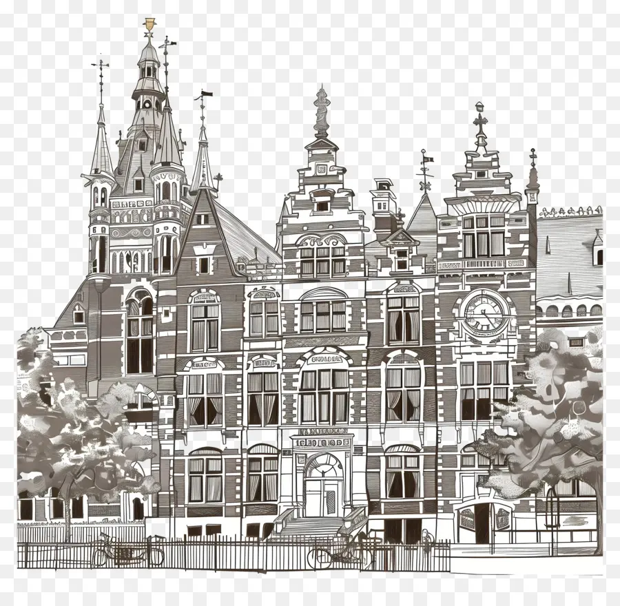 Rijksmuseum，กอธิคสถาปัตยกรรม PNG