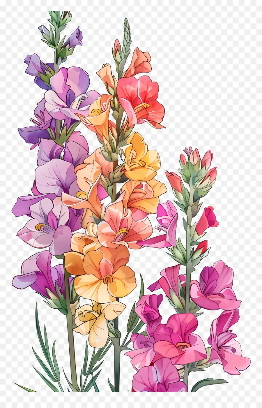 Snapdragons，ดอกไม้ PNG