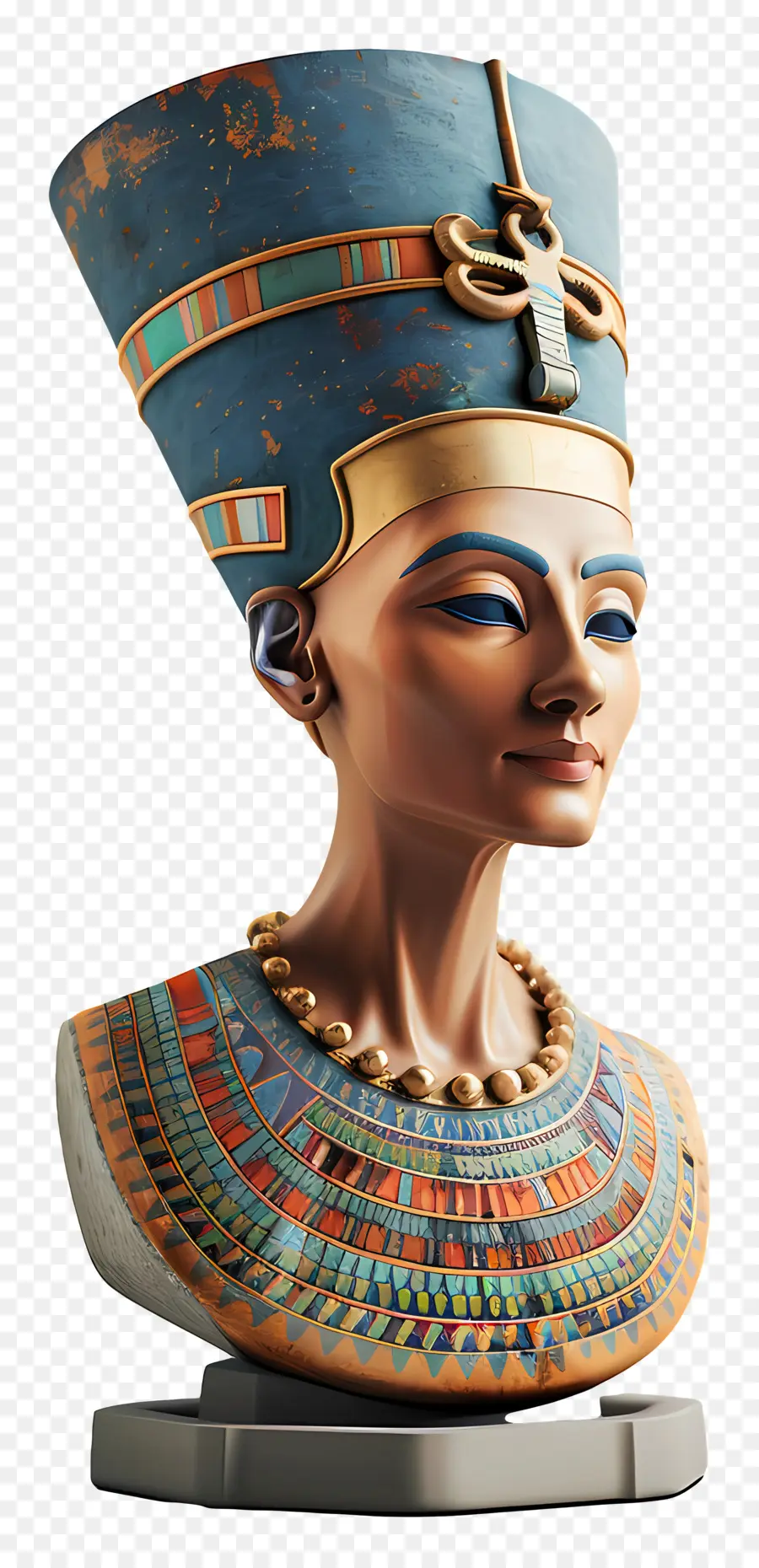 หน้าอกของ Nefertiti，ราชินีอียิปต์ PNG