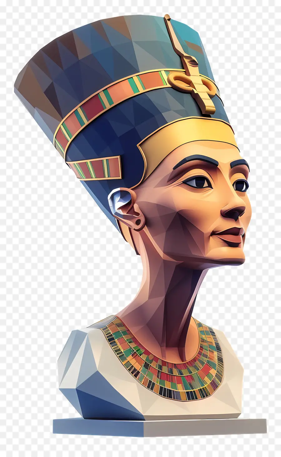 หน้าอกของ Nefertiti，ราชินีอียิปต์ PNG
