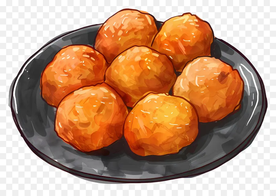 Batata Vada，ลูกบอลทองคำ PNG