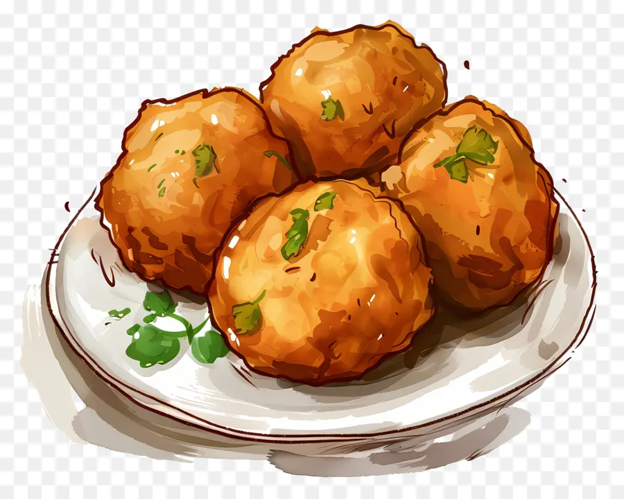 Batata Vada，ลูกทอด PNG