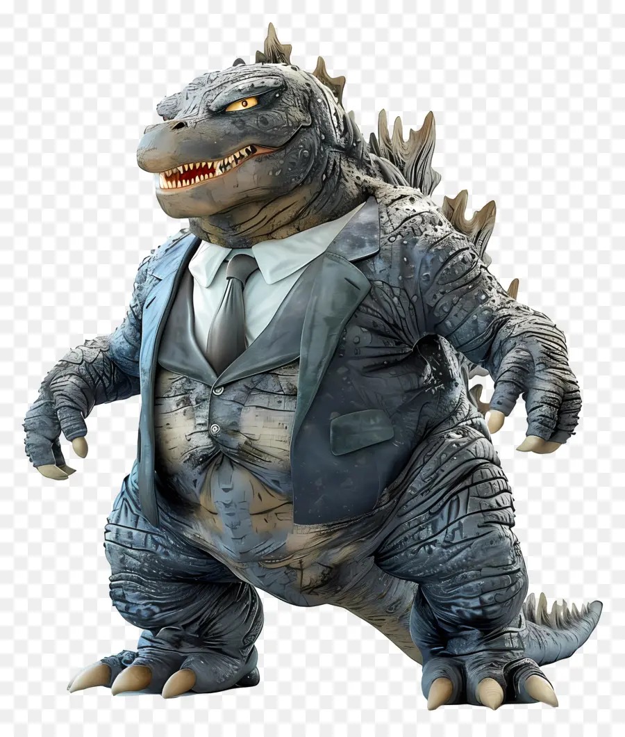 ร่างแอ็คชั่น Godzilla，จิ้งจกในชุดสูท PNG