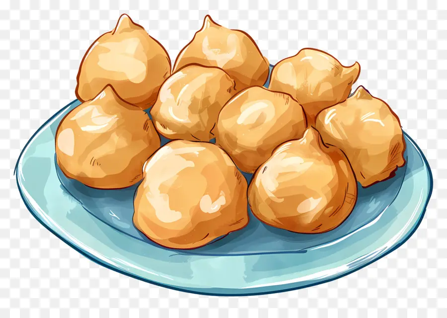 Pani Puri，ลูกบอลทองคำ PNG