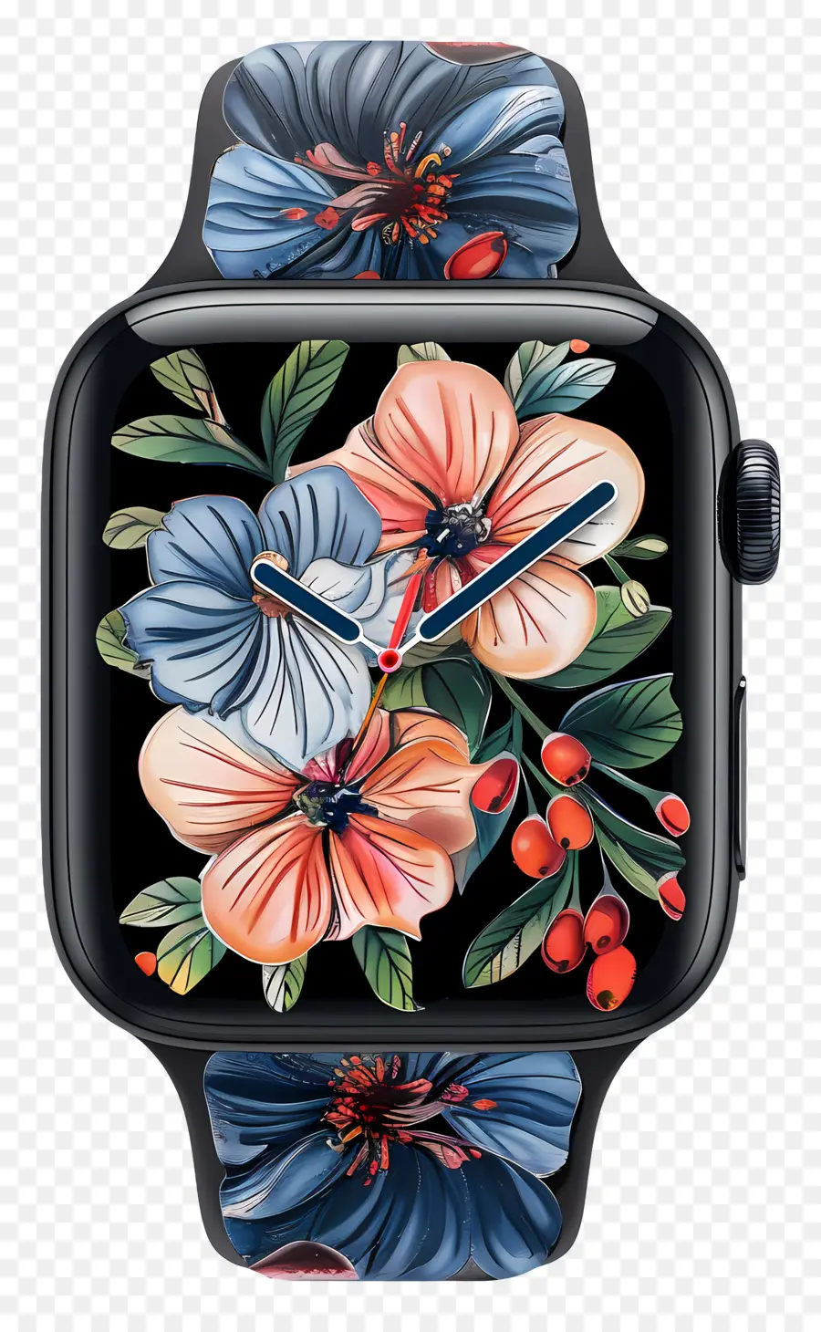 Apple Watch，สมาร์ทวอทช์ดอกไม้ PNG